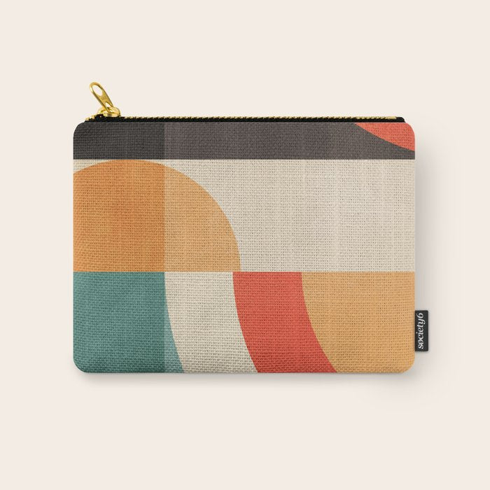 geometric abstract 20 Carry All Pouch Gallery Image 1
