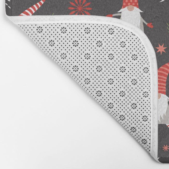 Cute Christmas Elves Bath Mat Gallery Image 2