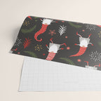 Cute Christmas Elves Wrapping Paper Gallery Image 2