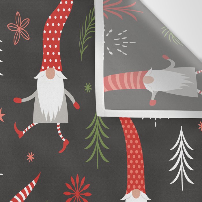 Cute Christmas Elves Wall Tapestry Gallery Image 3