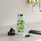 Baby succulent 4 - green Water Bottle Gallery Image 4