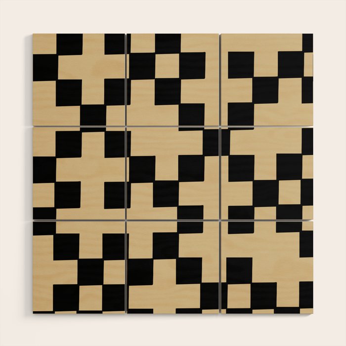 Swiss Cross Remix Wood Wall Art Gallery Image 1