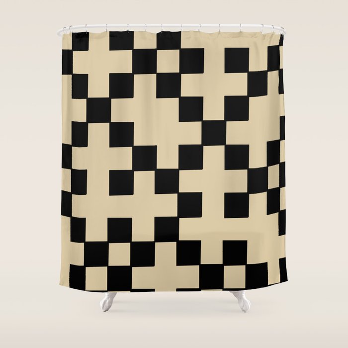 Swiss Cross Remix Shower Curtain Gallery Image 1