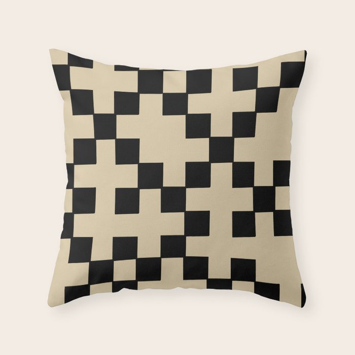 Swiss Cross Remix Throw Pillow Gallery Image 1