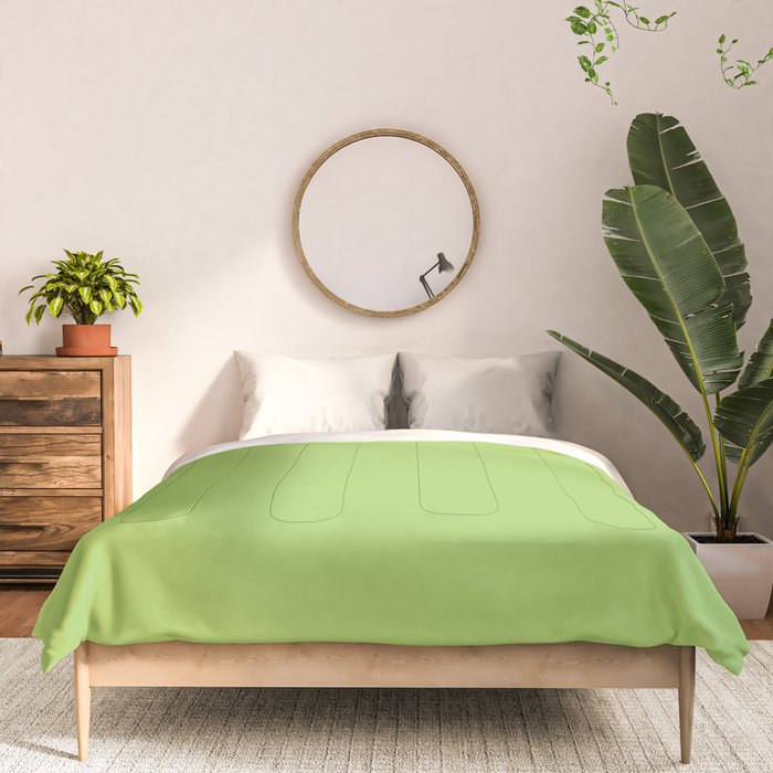 Light Green Lime Solid Color Comforter Gallery Image 3