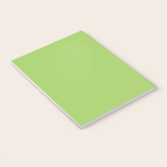 Light Green Lime Solid Color Notebook Gallery Image 3