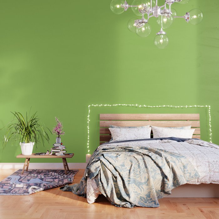 Light Green Lime Solid Color Wallpaper Gallery Image 3