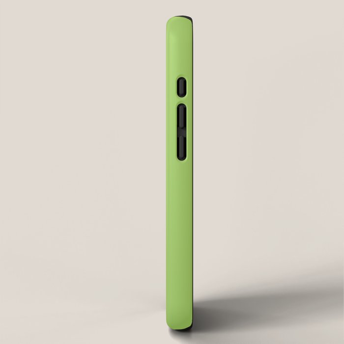 Light Green Lime Solid Color iPhone Case Gallery Image 2