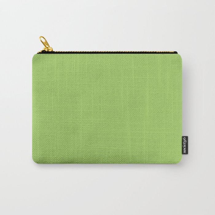 Light Green Lime Solid Color Carry All Pouch Gallery Image 1