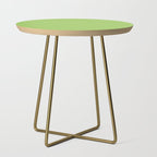 Light Green Lime Solid Color Side Table Gallery Image 1