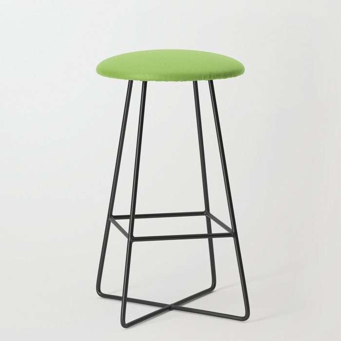 Light Green Lime Solid Color Stool Gallery Image 1