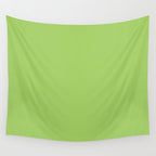 Light Green Lime Solid Color Wall Tapestry Gallery Image 4