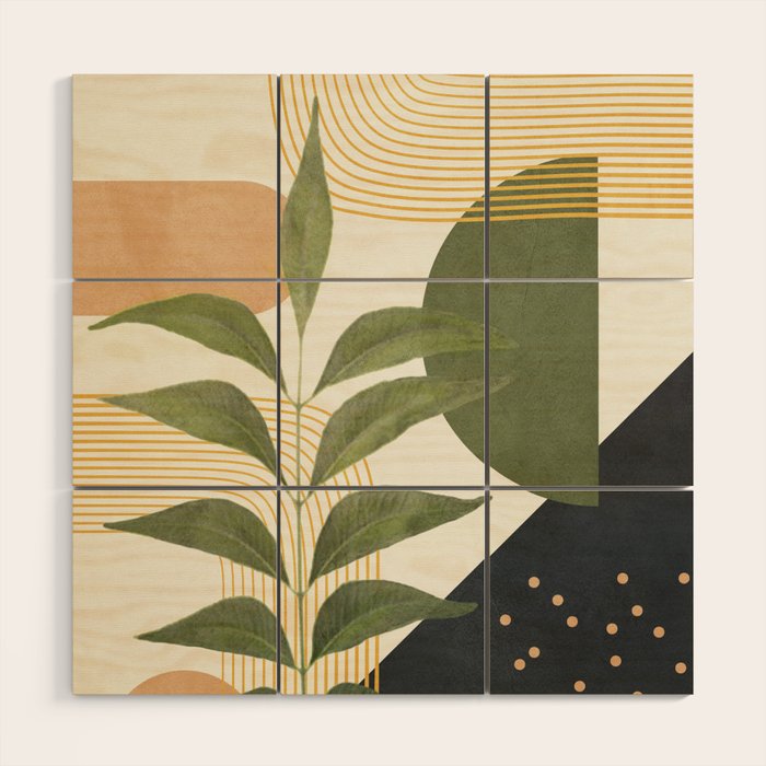 Branch Design 2 Wood Wall Art Gallery Image 1