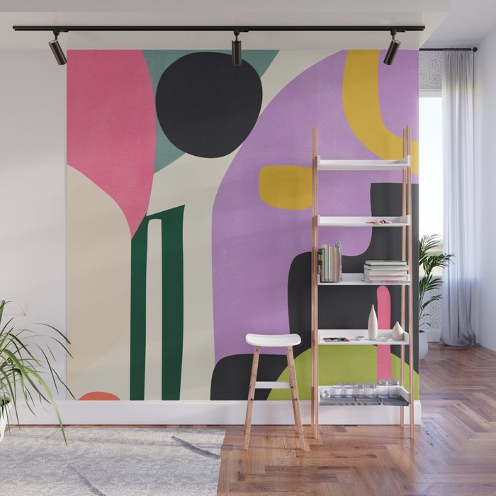 Modern Abstract Art 83 Wall Mural Gallery Image 1