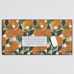 Orange Bouquet Desk Mat Gallery Image 1