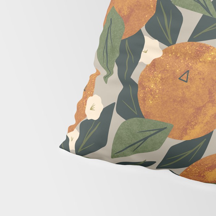 Orange Bouquet Pillow Sham Gallery Image 4