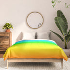 Modern Bright Rainbow Colors Ombre Comforter Gallery Image 3