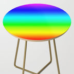 Modern Bright Rainbow Colors Ombre Side Table Gallery Image 2