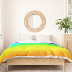 Modern Bright Rainbow Colors Ombre Duvet Cover Gallery Image 3