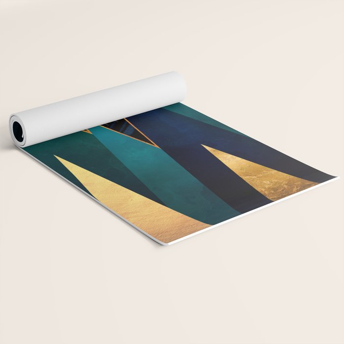 Metallic Peaks Yoga Mat Gallery Image 2