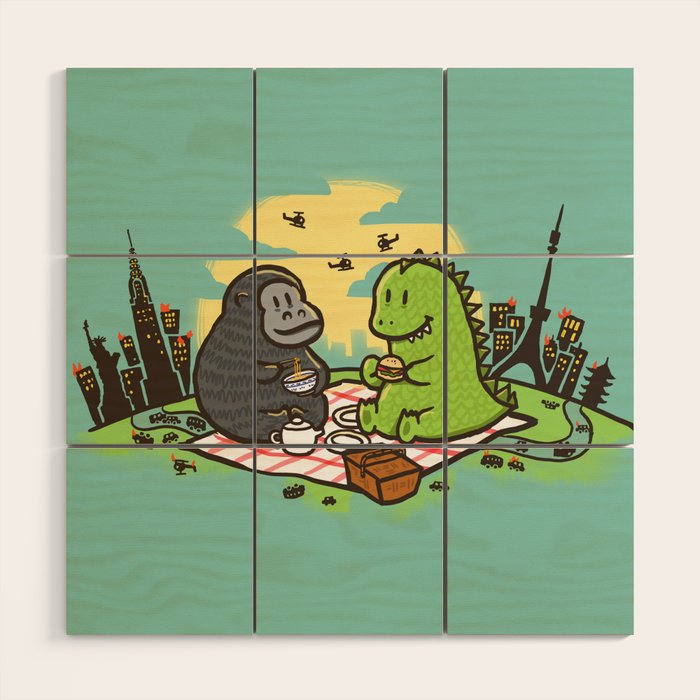Let's have a break Wood Wall Art Gallery Image 1