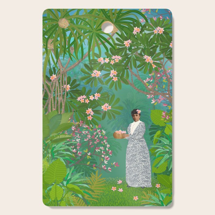 Queen LiliÊ»uokalani Peaceful Moments Cutting Board Gallery Image 1