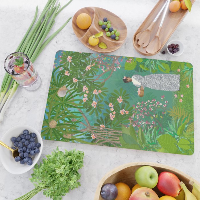 Queen LiliÊ»uokalani Peaceful Moments Cutting Board Gallery Image 2