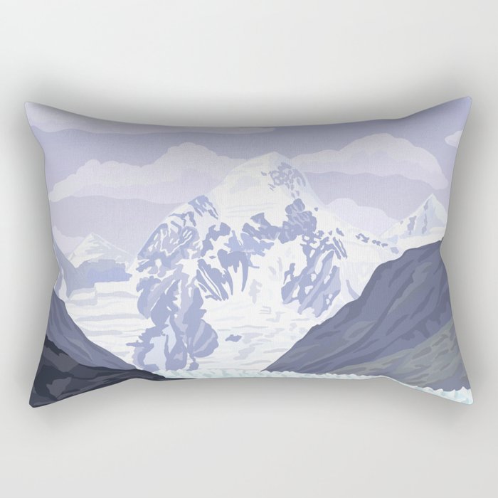 Glacier Bay National Park, Alaska, USA / Anchorage, Denali, Katmai, Kenai Fjords Rectangular Pillow Gallery Image 1