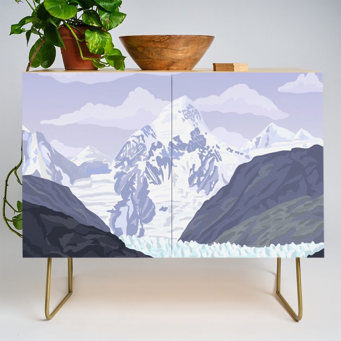 Glacier Bay National Park, Alaska, USA / Anchorage, Denali, Katmai, Kenai Fjords Credenza Gallery Image 1