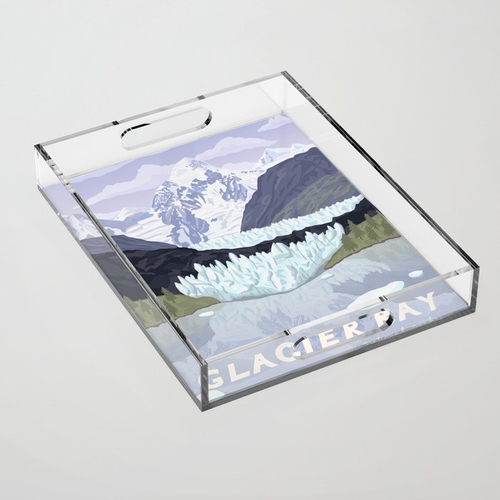 Glacier Bay National Park, Alaska, USA / Anchorage, Denali, Katmai, Kenai Fjords Acrylic Tray Gallery Image 1