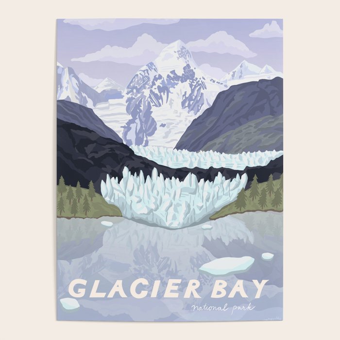 Glacier Bay National Park, Alaska, USA / Anchorage, Denali, Katmai, Kenai Fjords Poster Gallery Image 4