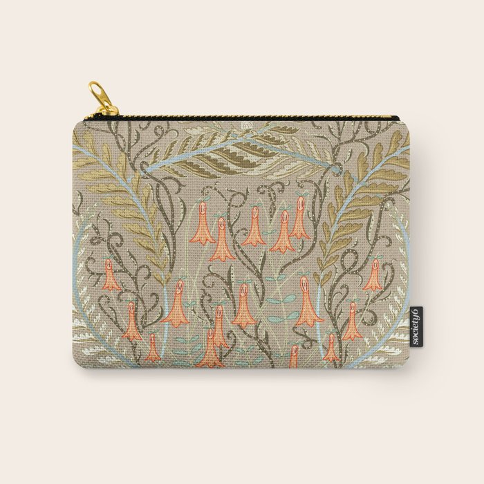 Woodland soil Morris style caramel Carry All Pouch Gallery Image 1