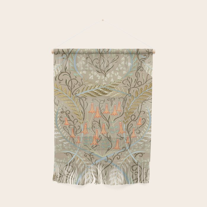 Woodland soil Morris style caramel Wall Hanging Gallery Image 1