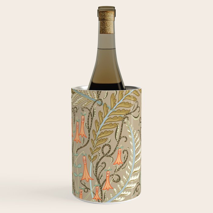 Woodland soil Morris style caramel Wine Chiller Gallery Image 3