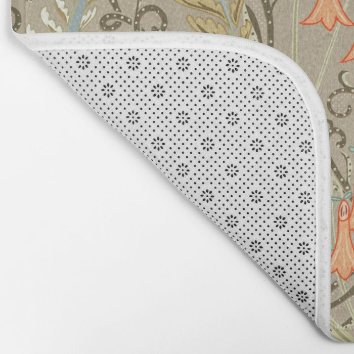 Woodland soil Morris style caramel Bath Mat Gallery Image 2