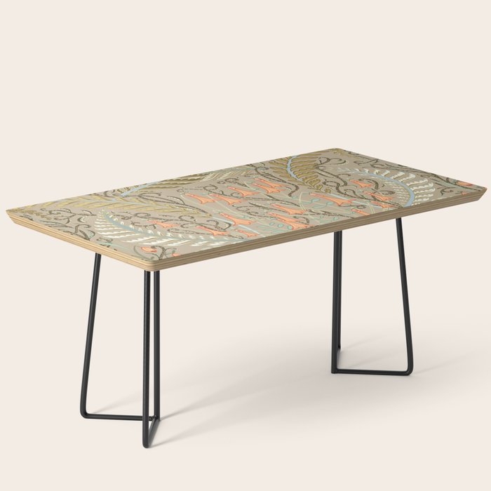 Woodland soil Morris style caramel Coffee Table Gallery Image 1