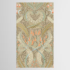 Woodland soil Morris style caramel Tablecloth Gallery Image 2