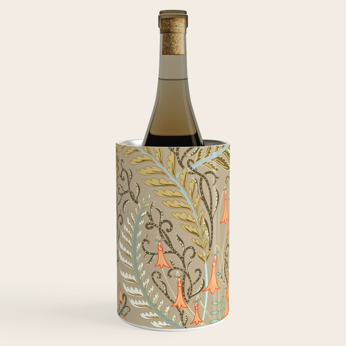 Woodland soil Morris style caramel Wine Chiller Gallery Image 2