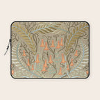 Woodland soil Morris style caramel Laptop Sleeve Gallery Image 1