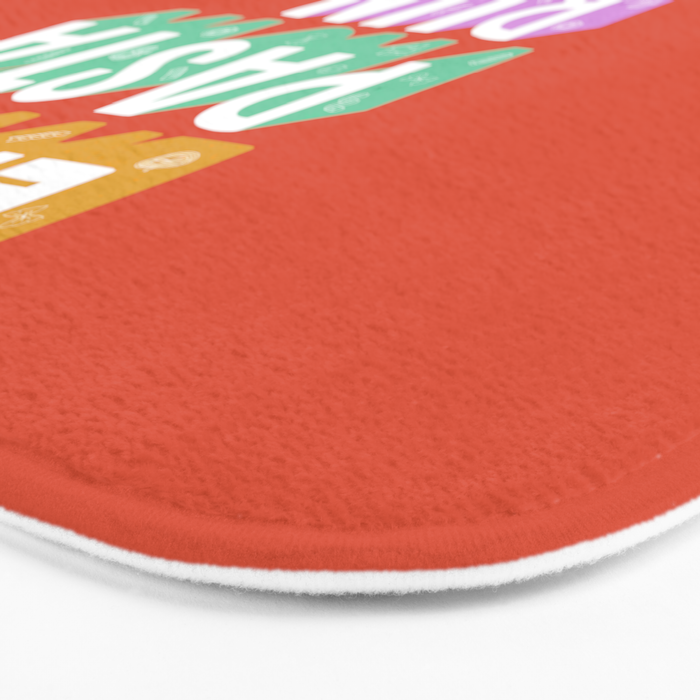 EAT PASTA RUN FASTA Bath Mat Gallery Image 3