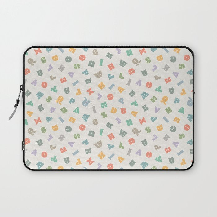 ABCs - Alphabet Laptop Sleeve Gallery Image 1