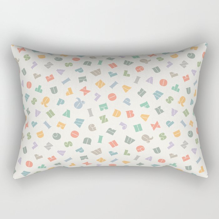 ABCs - Alphabet Rectangular Pillow Gallery Image 2
