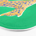 Leopard - Green Bath Mat Gallery Image 3