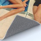 Retro Sunbathers Rug Gallery Image 4