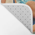 Retro Sunbathers Bath Mat Gallery Image 2