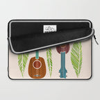 Island Life Ukuleles and Palms Laptop Sleeve Gallery Image 2