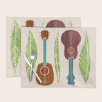 Island Life Ukuleles and Palms Placemat Gallery Image 1