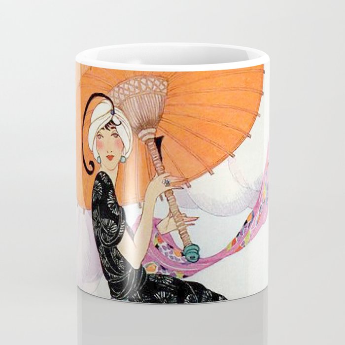 Vintage Magazine Cover - Motherhood on a Windy Beach Coffee Mug Gallery Image 4