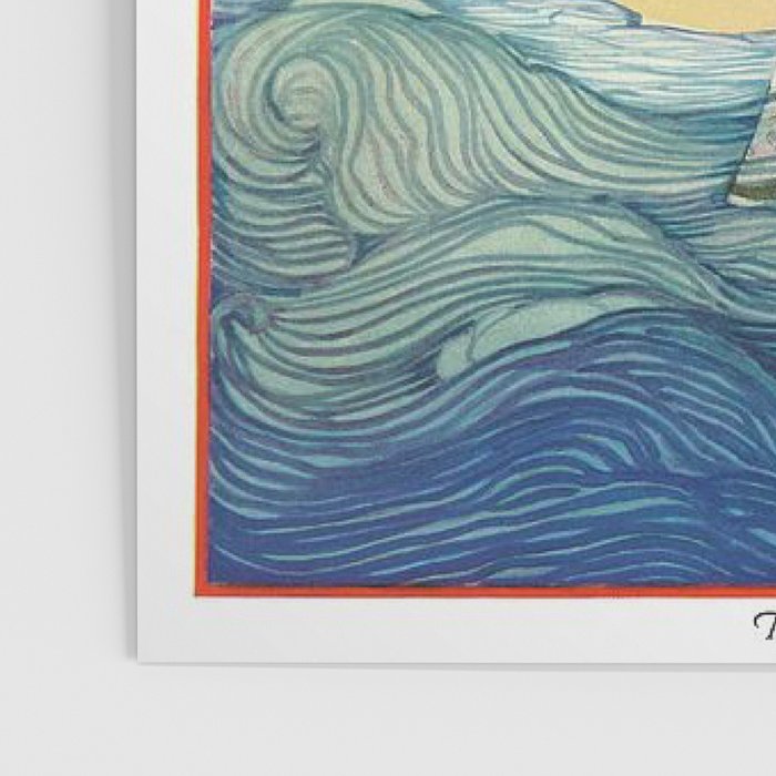 Vintage Magazine Cover - Motherhood on a Windy Beach Poster Gallery Image 3