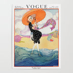 Vintage Magazine Cover - Motherhood on a Windy Beach Poster Gallery Image 4
